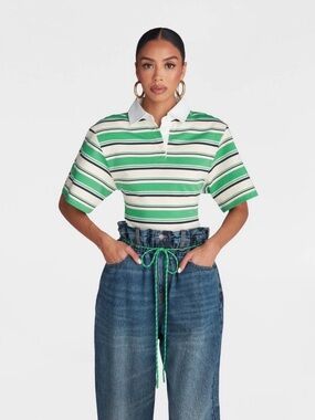KBB by KAHLANA Women's Short Sleeve 'The Fitted Rugby Shirt'
XS
New w/ Tag